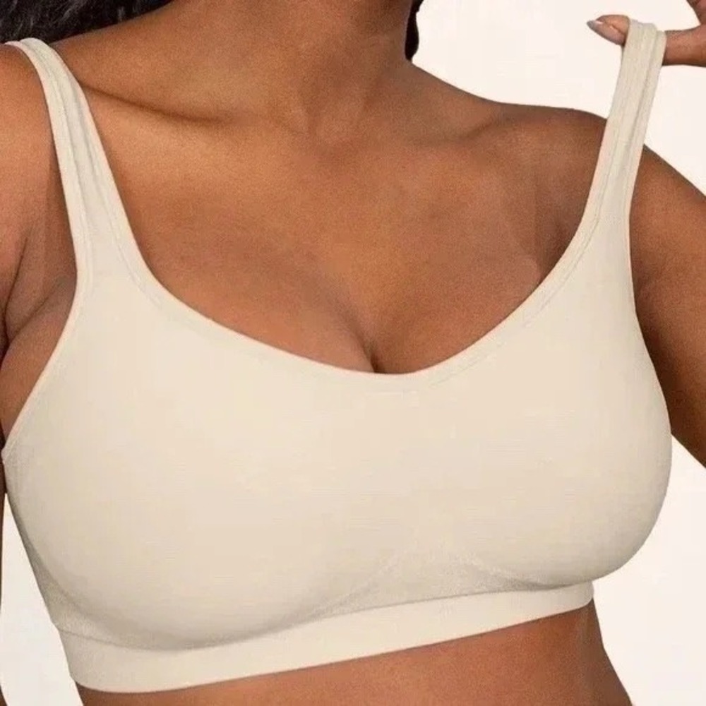 truekind‎ Everyday Throw on Wireless Bralette 4XL Beige Comfort Seamless